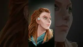 Drawing Aloy in Medibang and Finalizing in Photoshop 