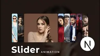Next js 15 Slider Animation Using Tailwind CSS  | Next js Beginner Project