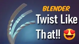 Blender Twist Like That!! - Simple Tutorial to follow!