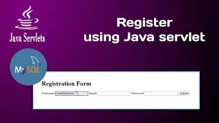 Register using java+jdbc+servlet+MySQL | Hindi
