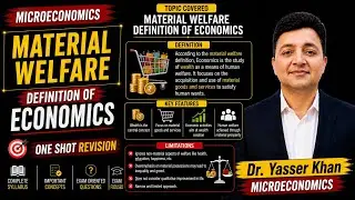 Material Welfare Definition Of Economics | Definition Of Economics | Economics | Microeconomics