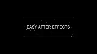 after effects tutorials - text animation with stars (particular, mask)