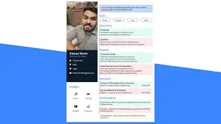 Portfolio Website Using HTML CSS and JavaScript with Animations
