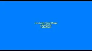 Javascript Tutorial Bangla (4th - Function)