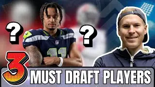 Pete Overzet's 3 MUST Draft Players | Fantasy Football 2024