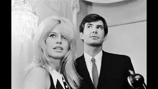 Brigitte Bardot Anthony Perkins 1963 At The Press Conference