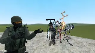 #42 Обзор модов Garry's Mod. [DrGBase] The Siren Head Extension SNPCs