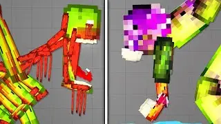 All MELON SCP Monster EATS Ragdolls in Melon Sandbox Playground