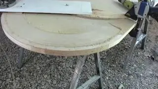 Cutting a square door to an arched door,  slab door to and arched door