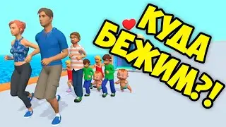 ЭВОЛЮЦИЯ РАЗМЕРА СЕМЬИ максимальный уровень или НУБ в игре Family Run 3D с котёнок Кэт