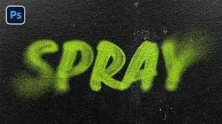 How to Make a Spray Effect in Photoshop and Blur Gallery TUTORIAL