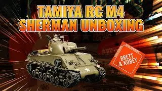 Unboxing TAMIYA RC M4 Sherman 105mm Howitzer (Mechanical Steering System) | 