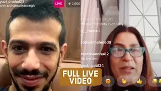 Yuzvendra Chahal LIVE Instagram Chat with Archana Puran Singh Full Video #yuzvendrachahal