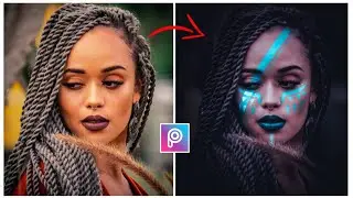 PicsArt Neon Light Effect | Neon Light Effect On Face | PicsArt Mobile Editing Tutorials