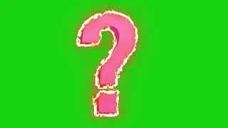 Green Screen Question Mark Animation Pack | No Copyright | Free Download