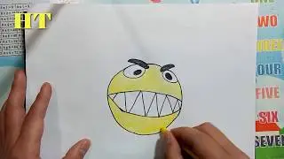 How To Draw Pac-Man very easy