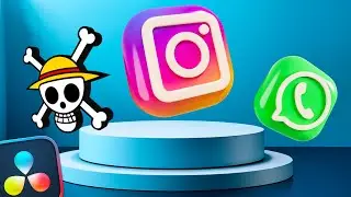 Cómo CREAR y ANIMAR un LOGO 3D en Davinci Resolve 19 GRATIS | Tutorial