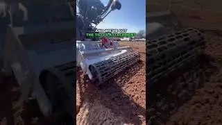 BCS Walk Behind Tractor with Tiller and Precision Depth Roller to break up new ground on our farm