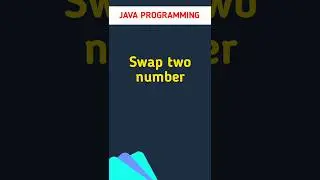 Swap two number in JAVA 