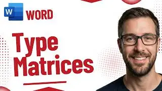 How to Type Matrices in Microsoft Word How to Write a Square Bracket Around a Matrix  [2026 Guide]