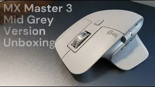 Unboxing the MX Master 3 in Mid Grey — Sleek, Smart, and Seriously Stylish