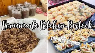Foods I ONLY make at home || Snack Edition || Homemade Kitchen Restock