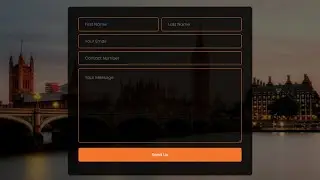 Contact Form Design Using HTML CSS Responsive