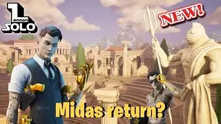 Fortnite's Midas Vs The Greek Gods of Olympus