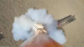 Запуск модели ракеты
