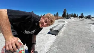 This Has to be The Most Beautiful Skatepark I've Ever Been to! Our First Camping Trip in The Truck!