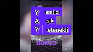 Yay burcuna özel (biraz kötü oldu inşallah beğenirsiz)💙#keşfet