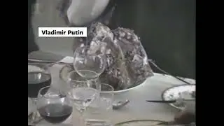 В сеть слили архивное видео с Путиным. Посмотрите какое это ущербн*е патлатое чудище..