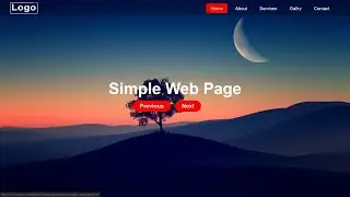 How To Make a Transparent Navigation Bar Using | HTML & CSS