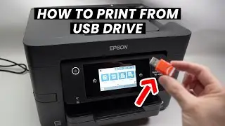 How to PRINT from USB Drive Using the Epson WorkForce Pro WF-4820