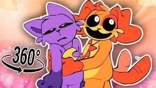 😻360°CatNap x DogDay: Where Playfulness Meets a Big Hug | Poppy Playtime Chapter 3 | Comic Dub