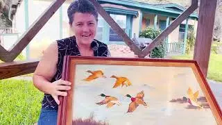 Restoring Paintings.. Nicotine Removal