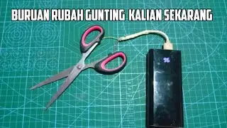 KENAPA GAK DARI DULU || cara merubah gunting biasa menjadi elektrik ‼️
