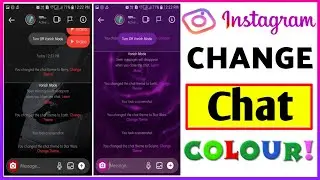 Instagram Chat Color Change | How To Change Instagram Chat Color To Default | Instagram Chat Theme
