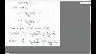 Numerics 06d: Jacobi Iterative method (Fall 2023)