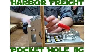 Using the Harbor Freight Pocket Hole Jig for Quick, Simple Drawers
