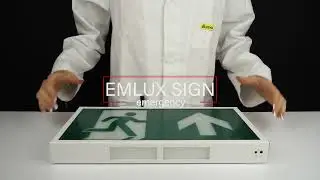 Illuma Lighting - Emergency - Emlux Sign - Suspended