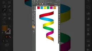 Color Belt Design in Adobe Illustrator | 