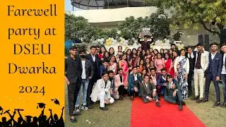 Farewell party at DSEU Dwarka 🎉😬  || #farewell #party #youtube #dseu #partytime #college