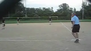 Keevan bats a double in mushball.AVI