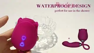The Rose Toy Clit Sucker With Flapping Vibrator