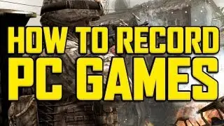 How to record PC Games! No LAG! Anyone can do it!