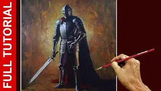 Tutorial / How to paint Knight in Shining Armor in Acrylics / JMLisondra