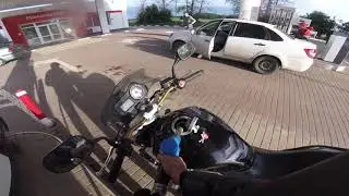 Трасса Москва - Тамбов Honda cb 600 hornet