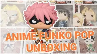 Anime funko pop !! (hunter x hunter, fairy tail, fma & my hero academia) ✨️♥️『UNBOXING』