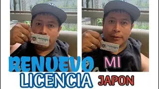 como renovar mi menkyo (licencia de conducir en japon)